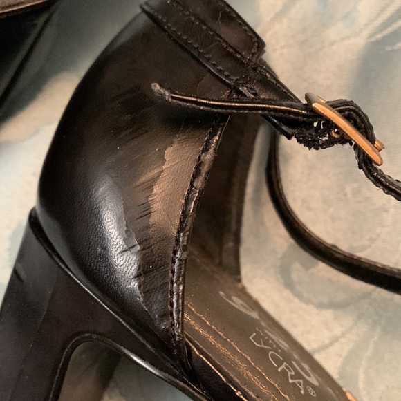 925 Lycra Black Dress Heels - Picture 7 of 7